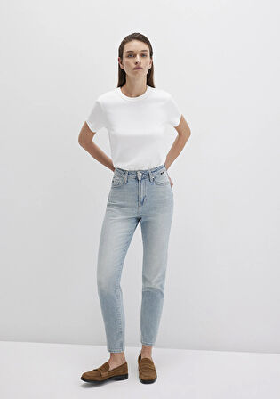 Star Classic Denim Puslu Açık Mavi Jean Pantolon 101077-90535