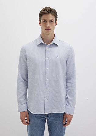Çizgili Mavi Gömlek 0211653-90862