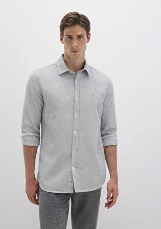 Çizgili Yeşil Gömlek 0211653-90861