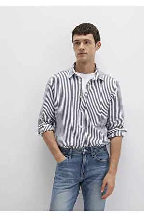 Çizgili Erkek Gömlek M0211692-90911