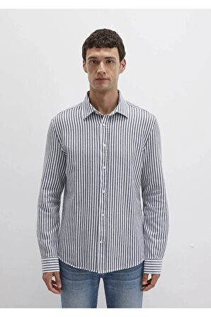 Çizgili Erkek Gömlek M0211692-90911