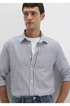 Çizgili Erkek Gömlek M0211692-90911