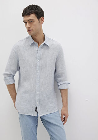 Çizgili Mavi Gömlek 0211694-90913