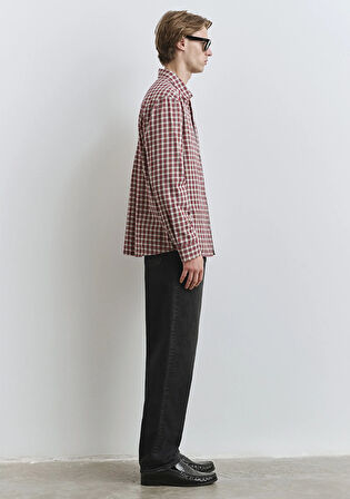 Kareli Kırmızı Gömlek 0211686-90909