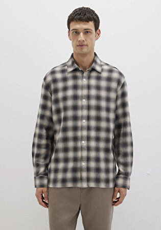 Kareli Gri Gömlek 0211646-90858