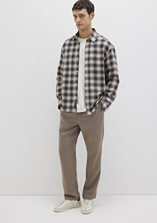 Kareli Gri Gömlek 0211646-90858