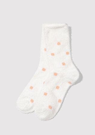 Beyaz Bot Çorabı 1913567-620