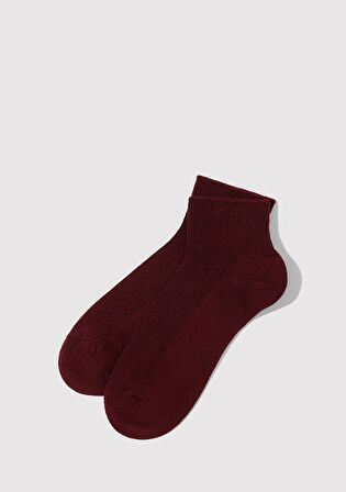 Bordo Patik Çorap 1913551-27129