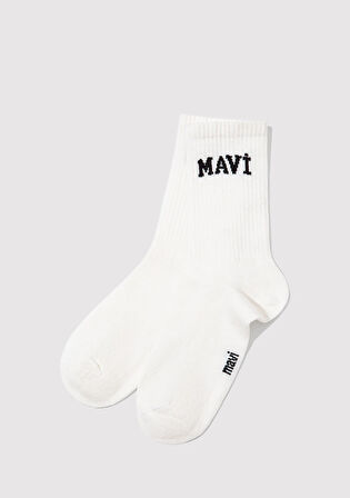 Beyaz Soket Çorap 1912726-23248