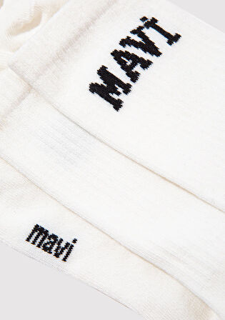 Beyaz Soket Çorap 1912726-23248