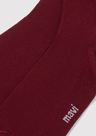 Bordo Soket Çorap 1913545-30840