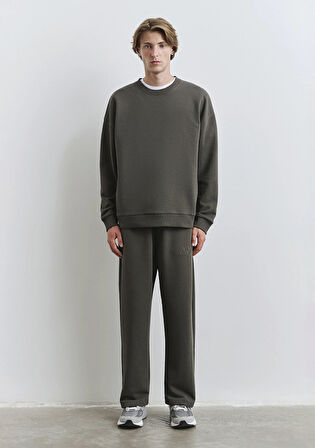 MV91 Sırt Baskılı Yeşil Sweatshirt 0S10405-71542