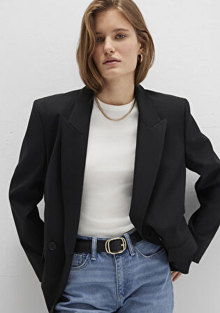 Siyah Suni Deri Kemer 1913583-900