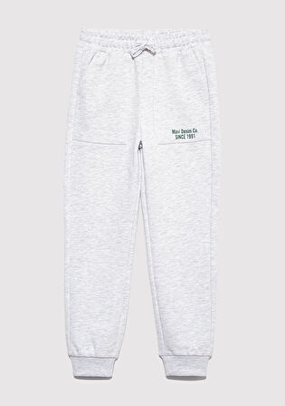 Baskılı Gri Eşofman Altı 6010021-88467