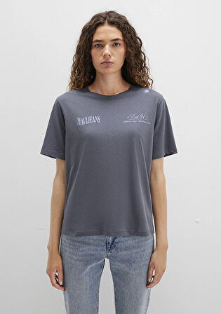 Baskılı Lacivert Tişört 1613487-87828