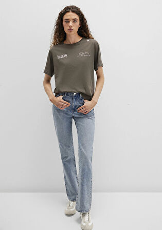 Mavi Jeans Baskılı Yeşil Tişört 1613487-71550