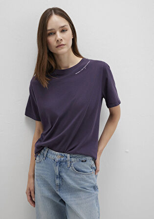 Baskılı Mor Tişört 1613486-70688
