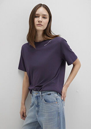 Baskılı Mor Tişört 1613486-70688