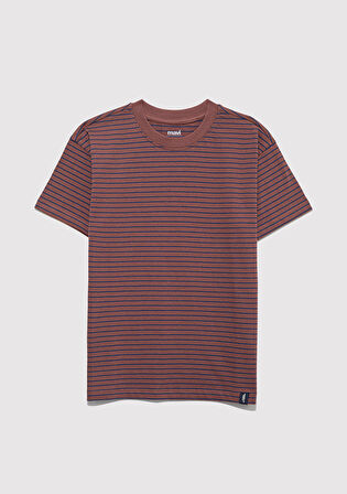 Kahverengi Çizgili Tişört 6610390-90787