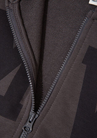 MV Baskılı Antrasit Sweatshirt 7S10128-90778