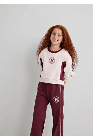 Jeans Baskılı Pembe Kız Çocuk M7S10120-90773