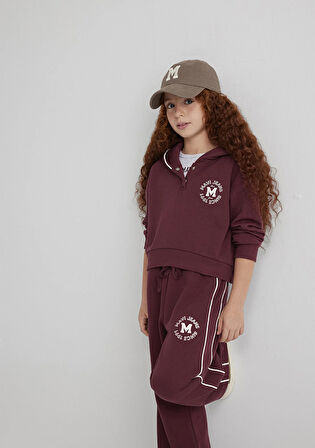 Mavi Jeans Baskılı Bordo Sweatshirt 7S10122-70393