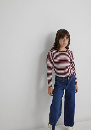 Çizgili Basic Tişört 7610351-88614