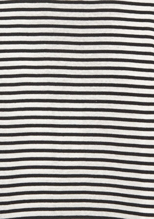 Çizgili Basic Tişört 7610351-86625