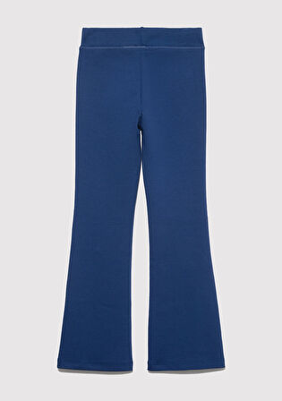 İspanyol Paça Baskılı Lacivert Tayt 7010031-70721