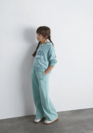 Mavi Logo Baskılı Yeşil Eşofman Altı 7010038-71748