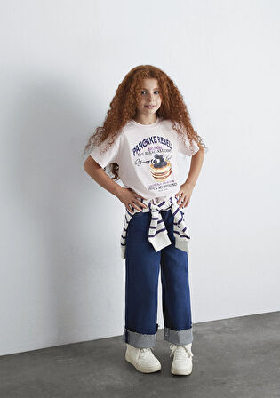 Baskılı Pembe Tişört 7610353-90773