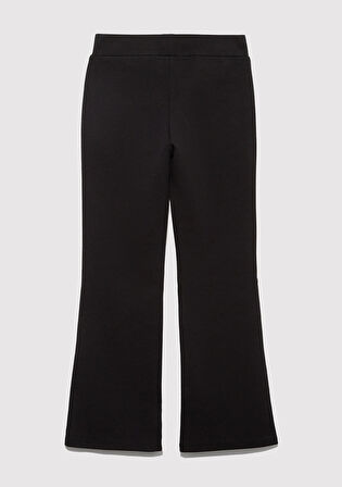 İspanyol Paça Siyah Eşofman Altı 7010035-900