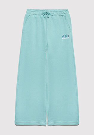 Mavi Logo Baskılı Yeşil Eşofman Altı 7010038-71748