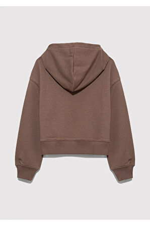 Logo Baskılı Kız Çocuk Sweat M7S10124-87181