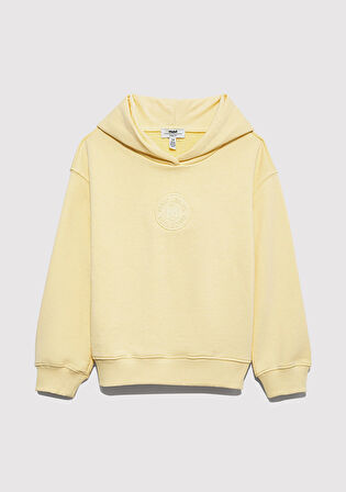 Mavi Patch Logo Sarı Sweatshirt 7S10143-70024