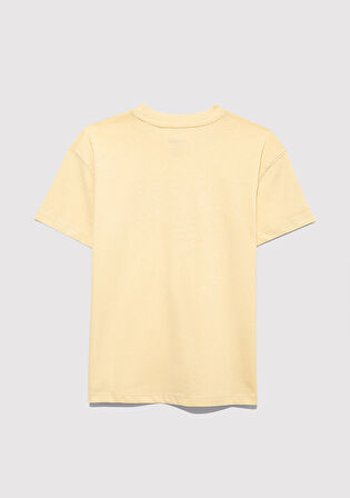 Mavi Logo Baskılı Sarı Tişört 7610386-70024