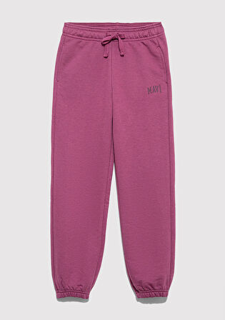 Mavi Logo Baskılı Pembe Eşofman Altı 7010041-70651