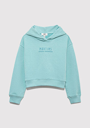 Mavi Baskılı Yeşil Sweatshirt 7S10145-71748
