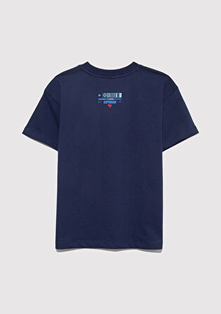 Superman Baskılı Lacivert Tişört 6610380-70720