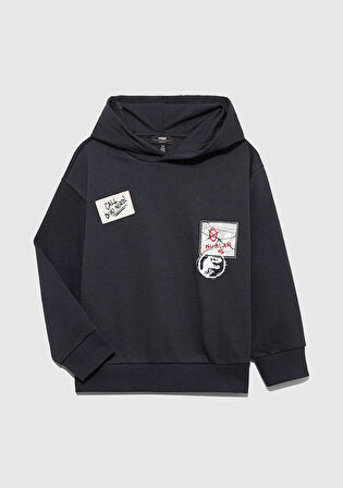 Jurassic Park Baskılı Antrasit Sweatshirt 6S10135-70087