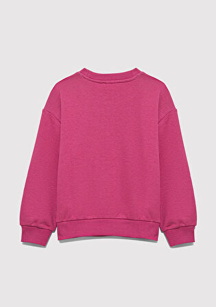 Mickey Baskılı Pembe Sweatshirt 7S10142-71085