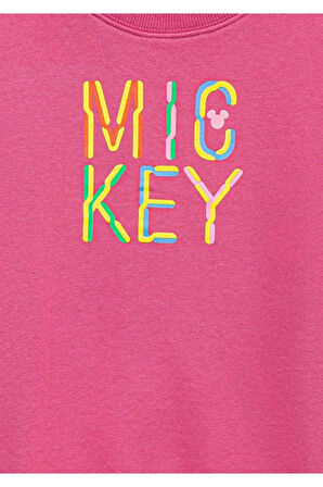 Mickey Baskılı Kız Çocuk Sweat M7S10142-71085