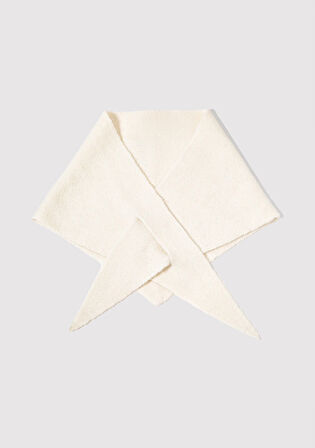 Yün Karışımlı Ekru Atkı 1913589-34523