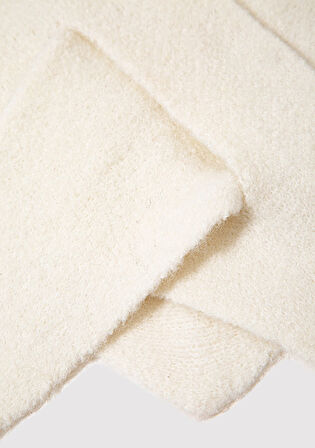 Yün Karışımlı Ekru Atkı 1913589-34523