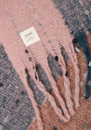 Püsküllü Pembe Atkı 1910697-17865