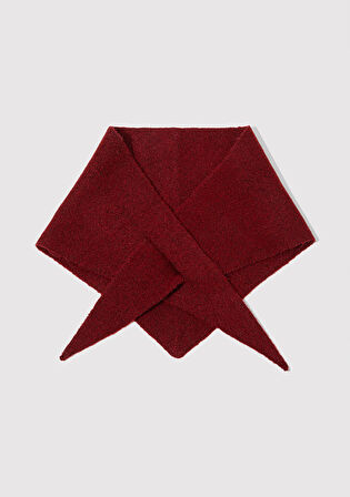 Yün Karışımlı Bordo Atkı 1913589-24862