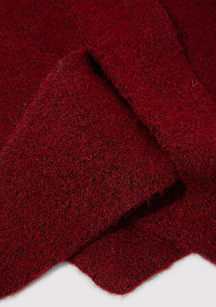 Yün Karışımlı Bordo Atkı 1913589-24862