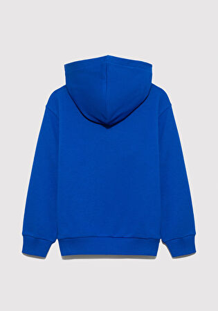 Mavi Baskılı Mavi Sweatshirt 6S10139-70576