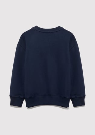 Mavi Jeans Baskılı Lacivert Sweatshirt 6S10136-70490