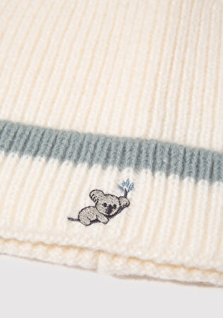 Koala Detaylı Ekru Bere 1913609-70048